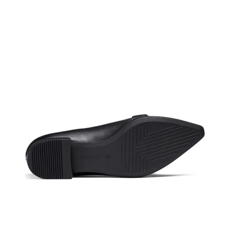 Ecco Body Shaping 20 Pointed Toe Collection Casual Single Shoes Women's Black-4