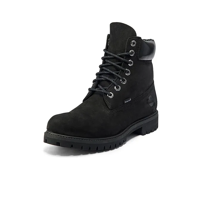 Timberland Premium 6 Inch Waterproof Wide Fit Boot 'Black Nubuck'-2
