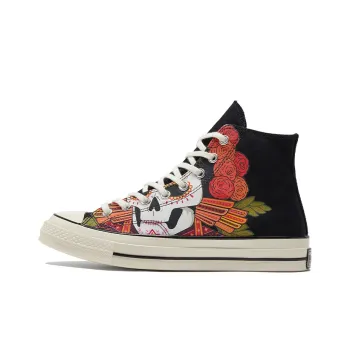 Chuck 70 Converse High 'Dia De Los Muertos Black'