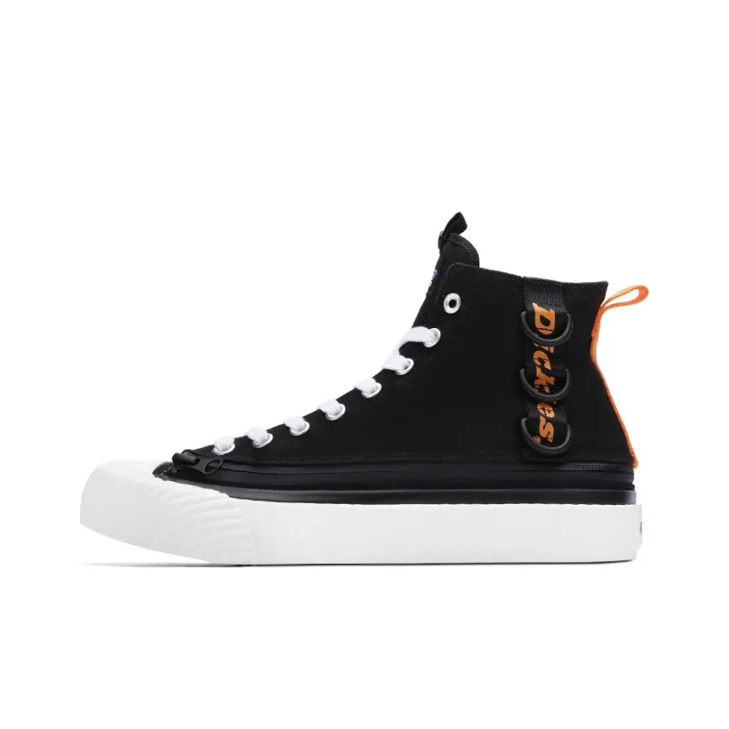 Dickies Canvas Shoes Men High Top Black-0