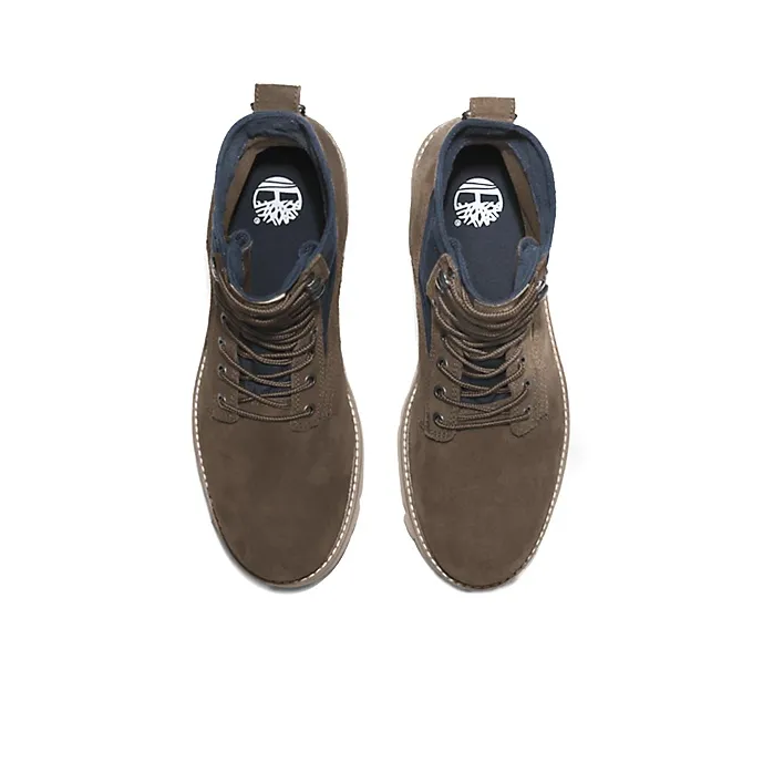 Timberland Vibram Waterproof Leather And Fabric Boots 'Olive Green Suede'-4