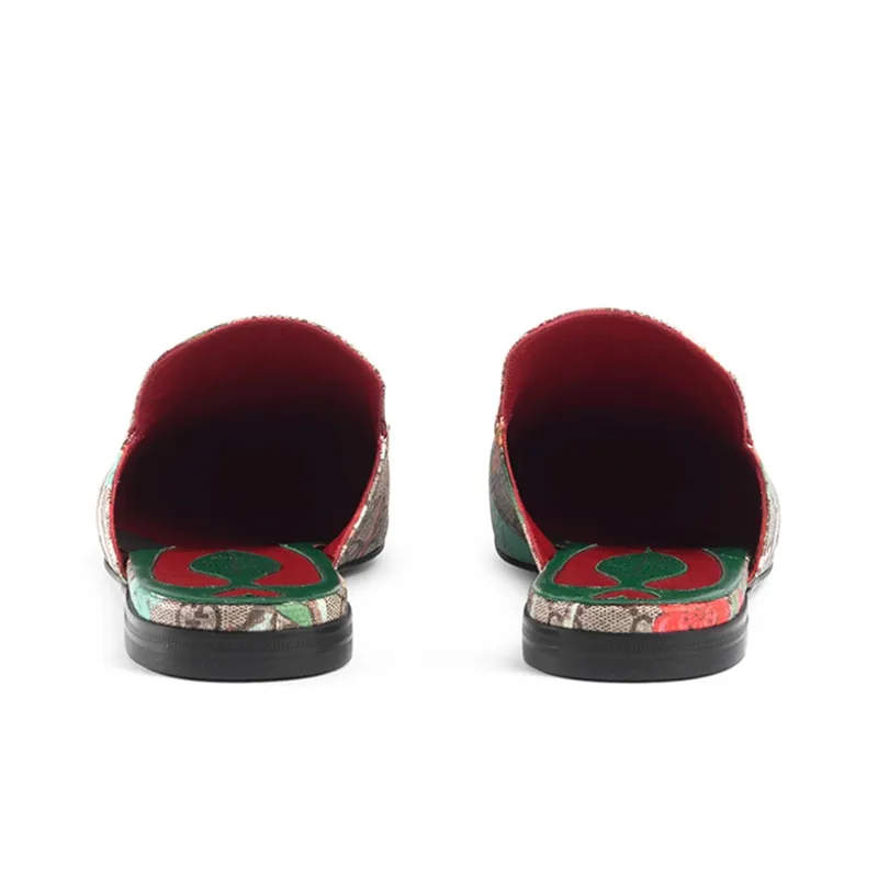 GUCCI Princetown Women's Casual Shoes Men's Ebony-4