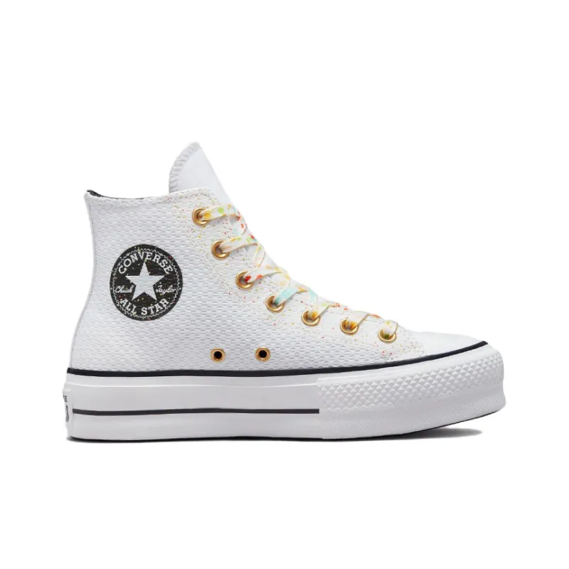 Converse Women's Chuck Taylor All Star Lift Platform High 'Paint Splatter White' Women's-1