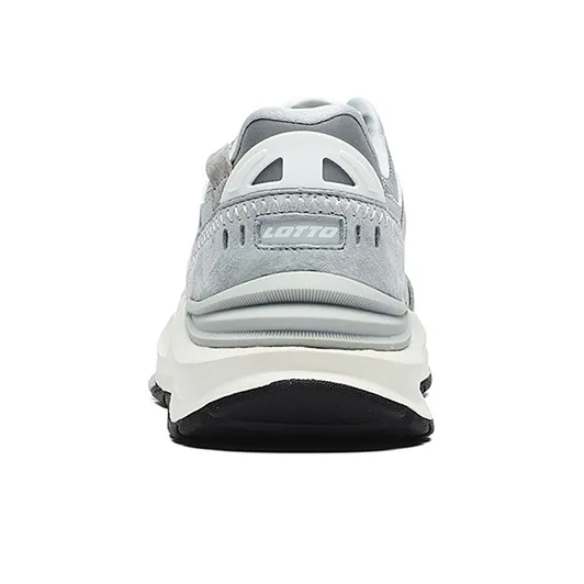 LOTTO Thundercloud Wear Resistant Cushioning Slip Resistant Low Top Chunky Sneakers Men's Glacier Gray-3
