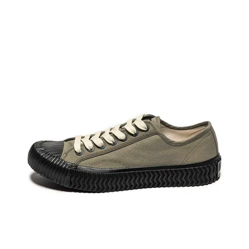 Excelsior Canvas Shoes Unisex Low-Top Smoke Green-0