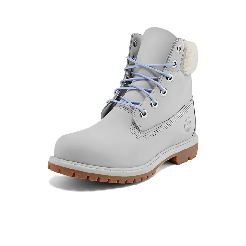 Timberland Premium 6 Inch Waterproof Boot 'Light Grey Nubuck' Women's-3