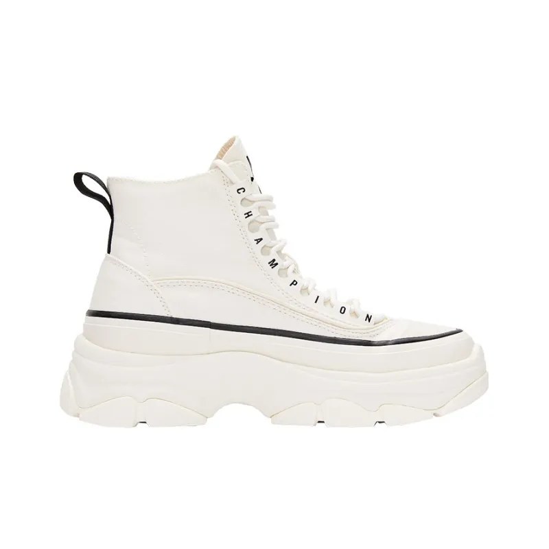 Champion Canvas Shoes Women's High Top White-1