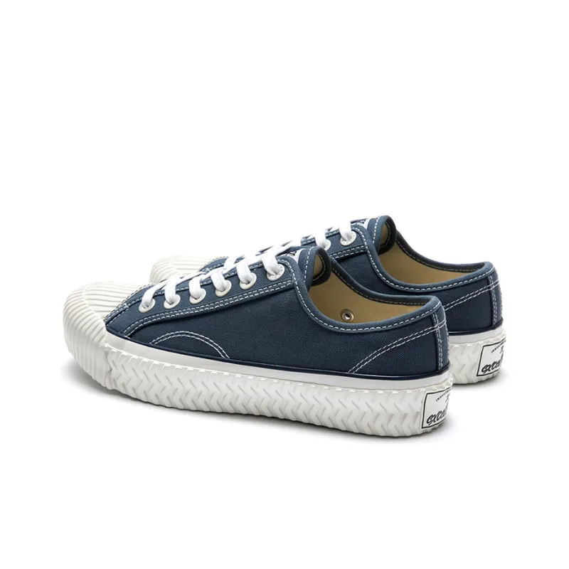 Excelsior Canvas Shoes Unisex Low Top Deep Sea Blue-2