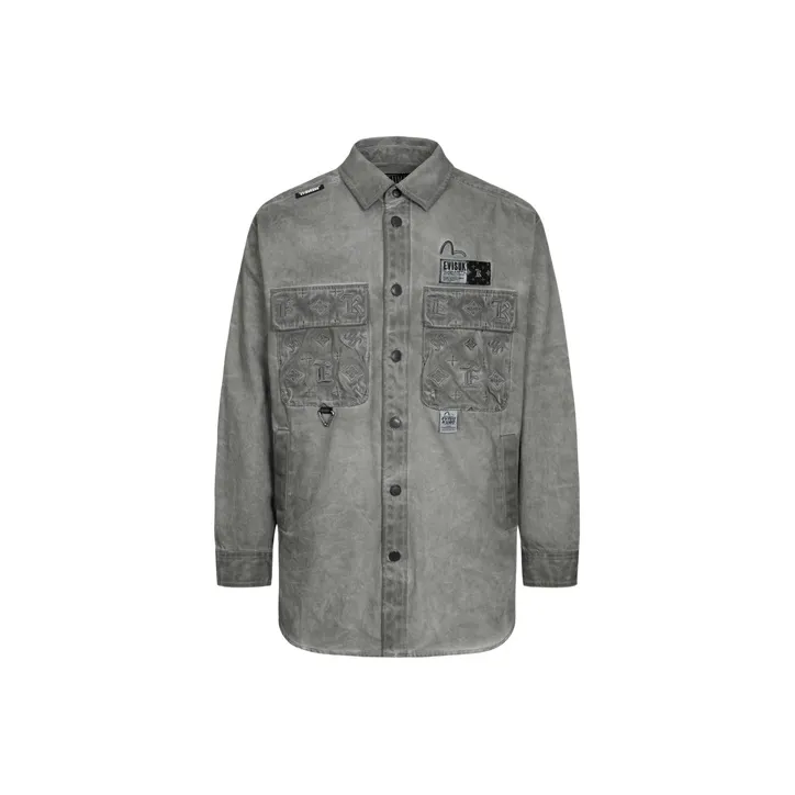 EVISU FW23 Denim Jacket Men's Gray-1