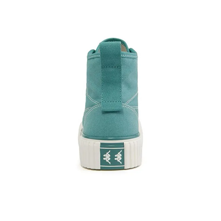 Kappa Wear resistant And Lightweight High Top Canvas Shoes Unisex Blue-4