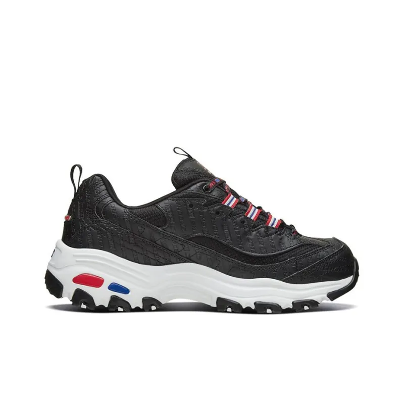 Skechers Snickers X Skechers D Lites 1.0 Low Top Daddy Shoes Black Women's-1
