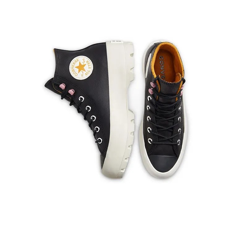 Converse Women's Chuck Taylor All Star Lugged Winter High Gtx 'Black Saffron Yellow' Women's-3