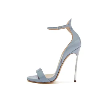 Casadei Cappa Blade Strap Sandals Women's Lime Gray
