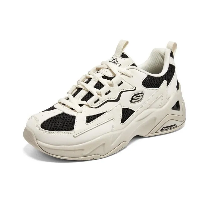 Skechers D'LITES Hyper Burst 'Cream Black' Women's-2