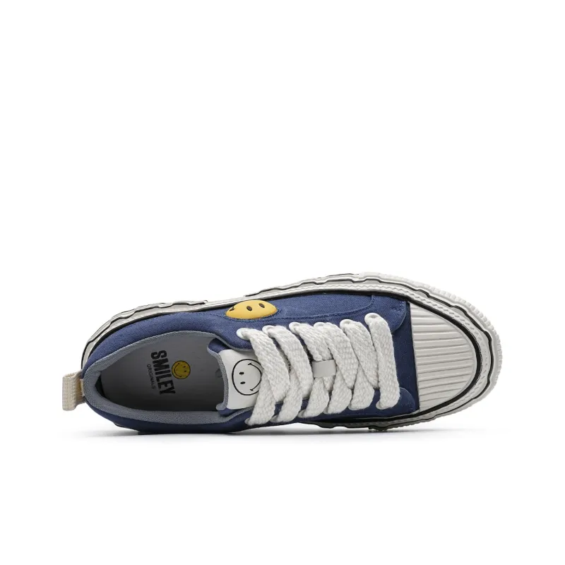 SMILEY Fabric Low-Top Classic Canvas Shoes Men's-3