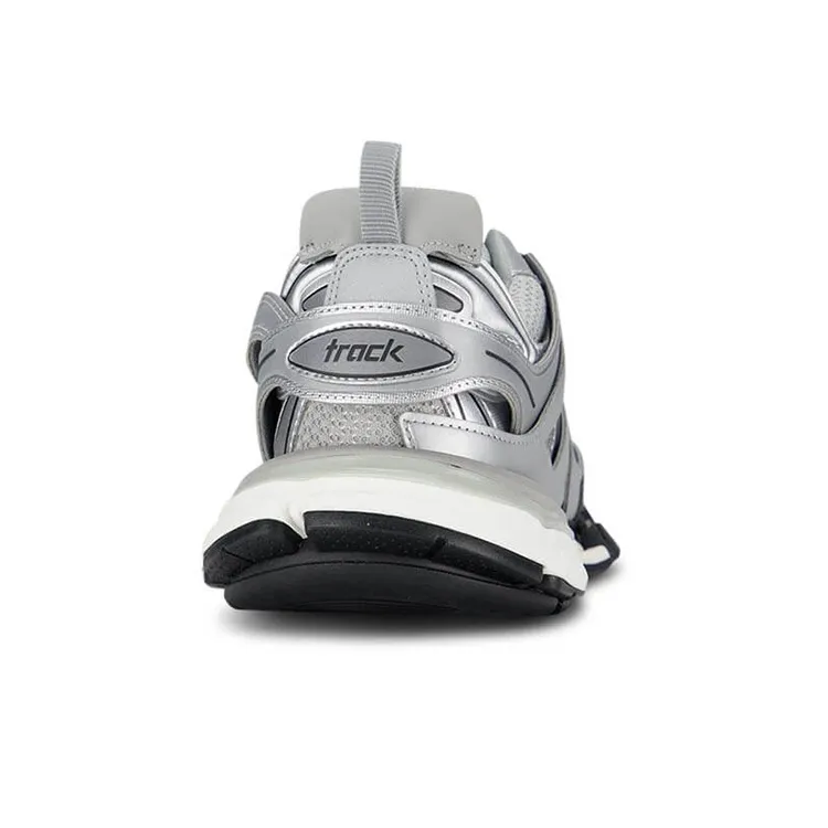 Balenciaga Track Trainer 'Metallic Silver'-3