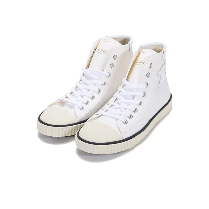 CELINE Blank Mid Lace Up Off White Women's-2
