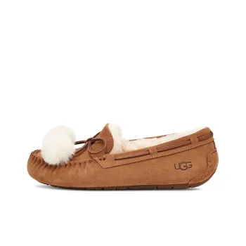 UGG Dakota Bow Pom 'Chestnut' Women's