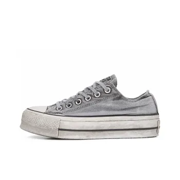 Chuck Taylor All Star Women's Converse Lift Platform Low 'Smoked Canvas Grey' Women's