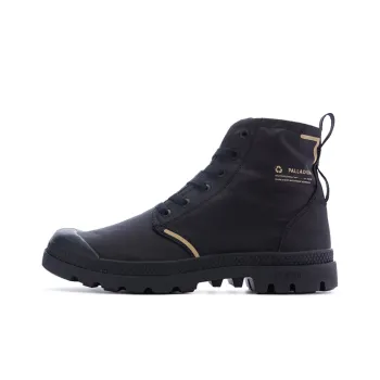 Palladium Pampa Wear resistant And Waterproof High Top Canvas Shoes Unisex Black