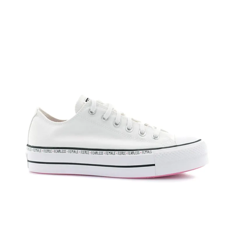 Converse Chuck Taylor All Star Lift Low Top White Sneakers Women's-1