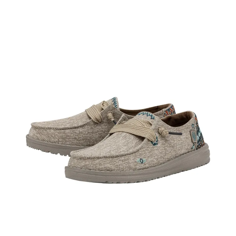 Heydude Women's Casual Shoes Women's Low-Top Sunflower Rice-1