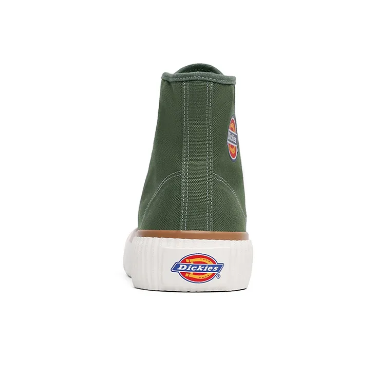 Dickies Canvas Shoes Unisex High Top Army Green-3