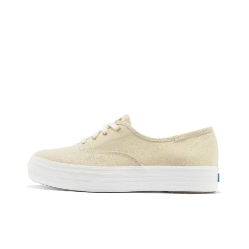 Keds Canvas Shoes Women's Low-Top Gold