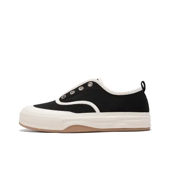 Feiyue Anti Slip Wear Resistant Low Top Canvas Shoes Women's Black