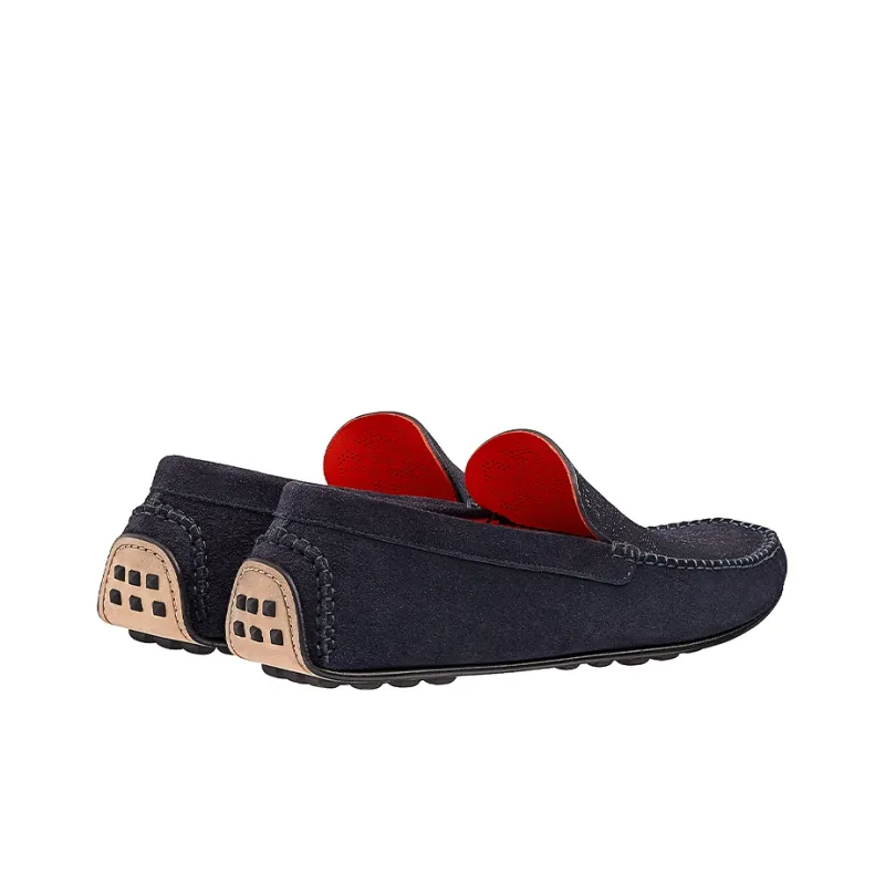 HERMES Come Casual Single Shoes Men's Deep Denim-4