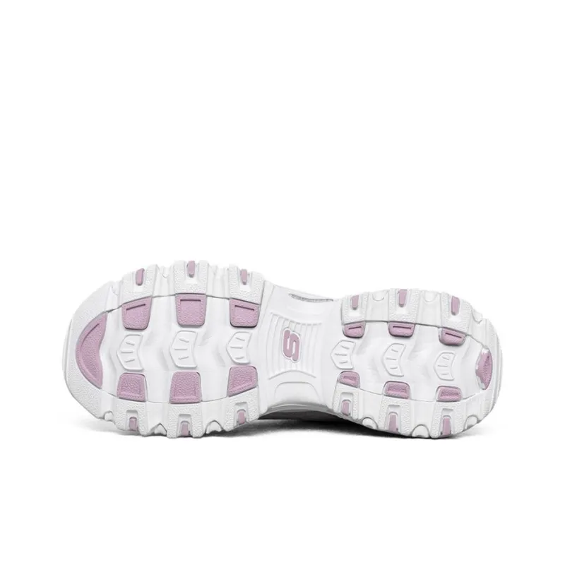 Skechers D'LITES 1.0 Cushioning Breathable Low Top Chunky Sneakers Women's Lavender-4