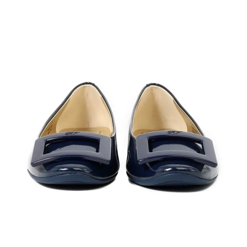 Roger Vivier Gommette Women's Casual Shoes Women's Dark Blue-4