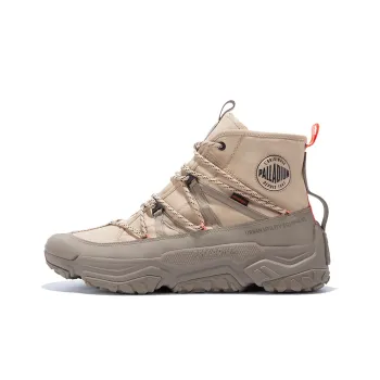 Palladium Off grid Canvas Shoes Unisex High Top Soft Warm Sand