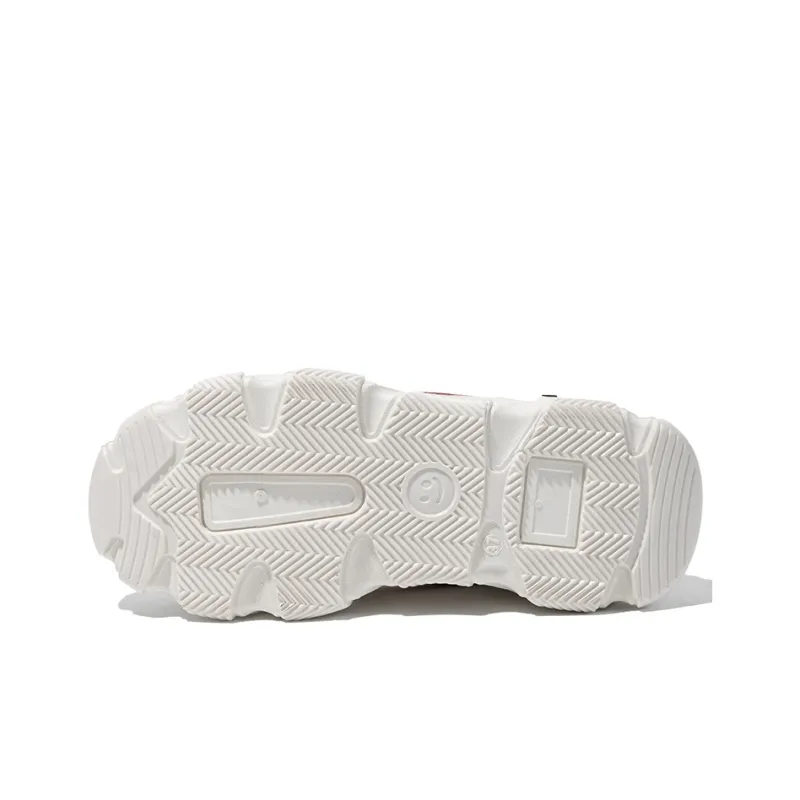 TUOPIN Abrasion Resistant, Lightweight, And Breathable Low Top Chunky Sneakers Women's Beige Brown-19