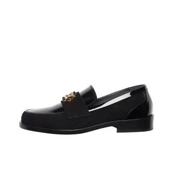 CHANEL Flat Shoes Casual Shoes Women's Black