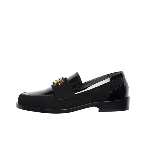 CHANEL Flat Shoes Casual Shoes Women's Black