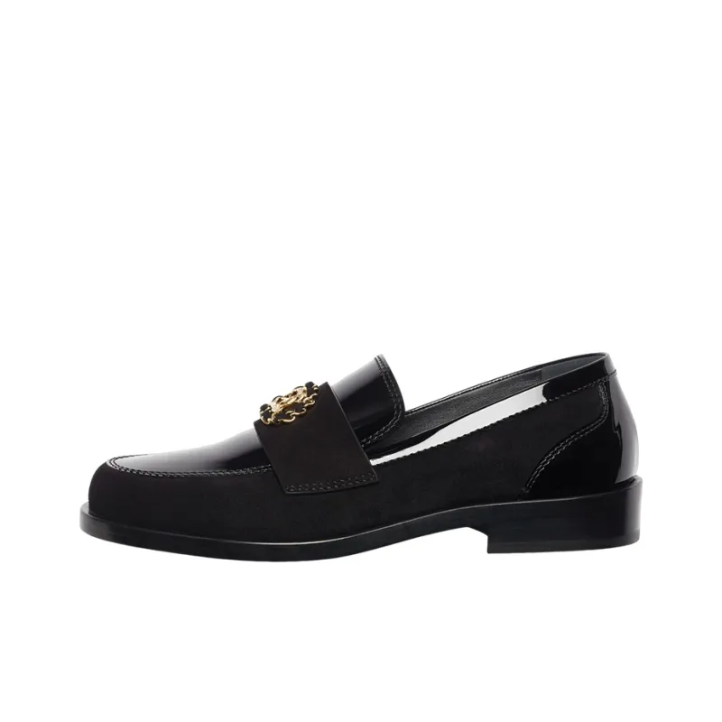 CHANEL Flat Shoes Casual Shoes Women's Black-0