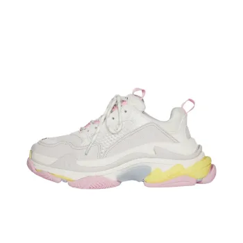 Balenciaga Triple S White Yellow Women's