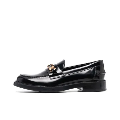 TOD'S Logo Loafers Wmns  Black