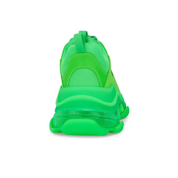 Balenciaga Triple S Clear Sole Fluo Green-3