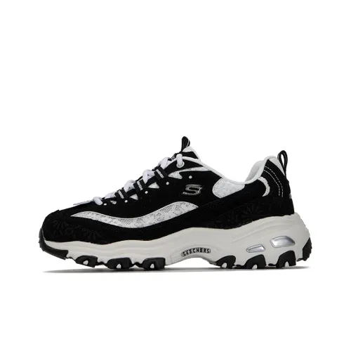 Skechers DLites 1.0 'Black White' Women's