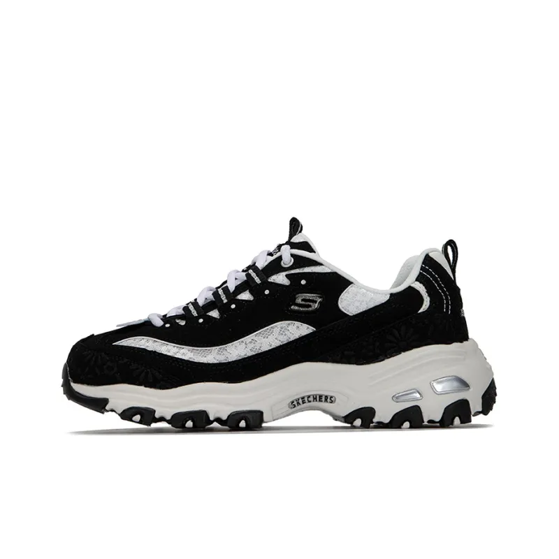 Skechers DLites 1.0 'Black White' Women's-0