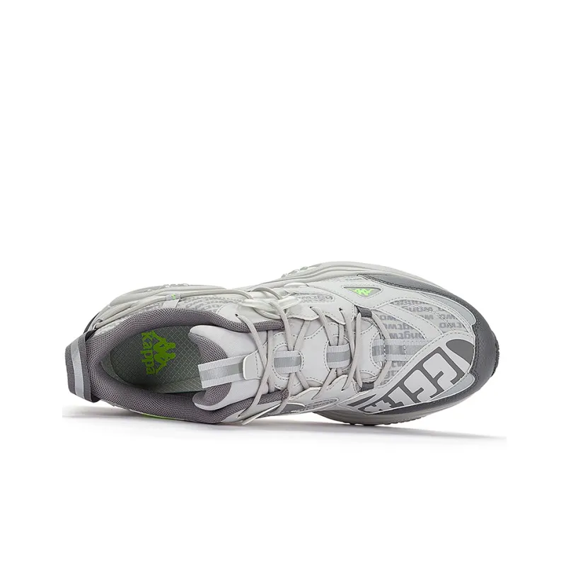 Kappa Low Top Chunky Sneakers Unisex Gray Silver-4