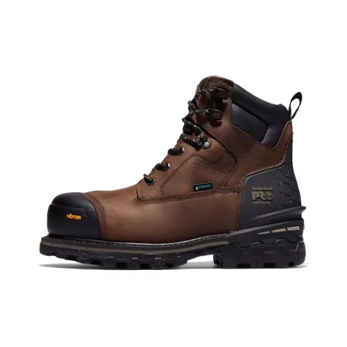 Timberland Boondock Outdoor Boots Men Mid-Top Black/Brown