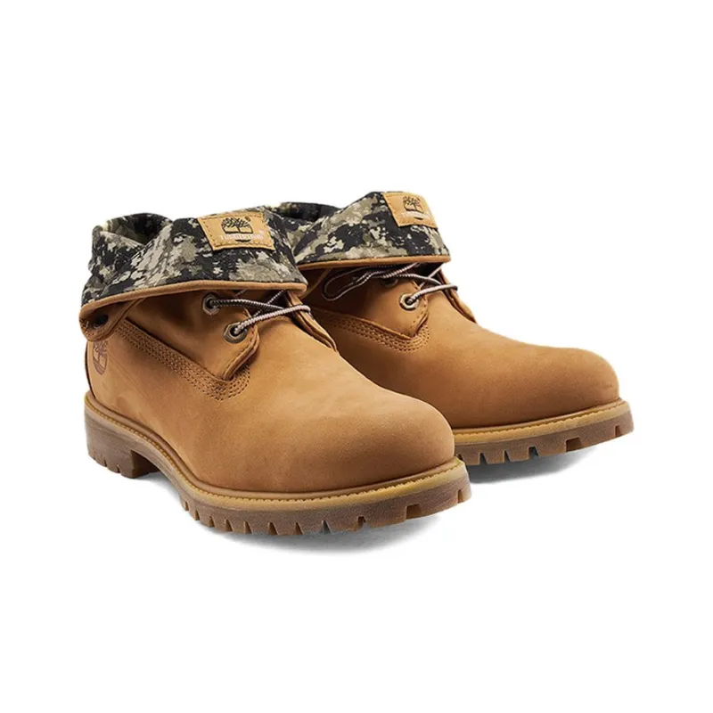 Timberland Roll Top Premium Boots Basic 'Wheat Olive Green Camouflage'-2