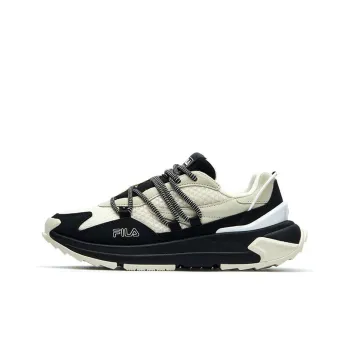 FILA Fusion Chunky Sneakers Women's Low Top Ecru/Black