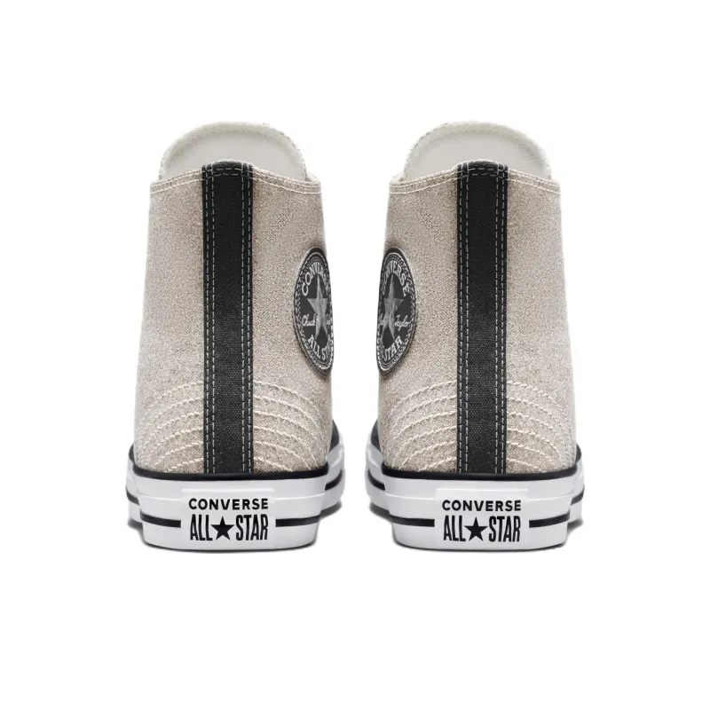 Converse Chuck Taylor All Star Expressive Craft Anti Slip Wear Resistant High Top Canvas Shoes Unisex Beige-4