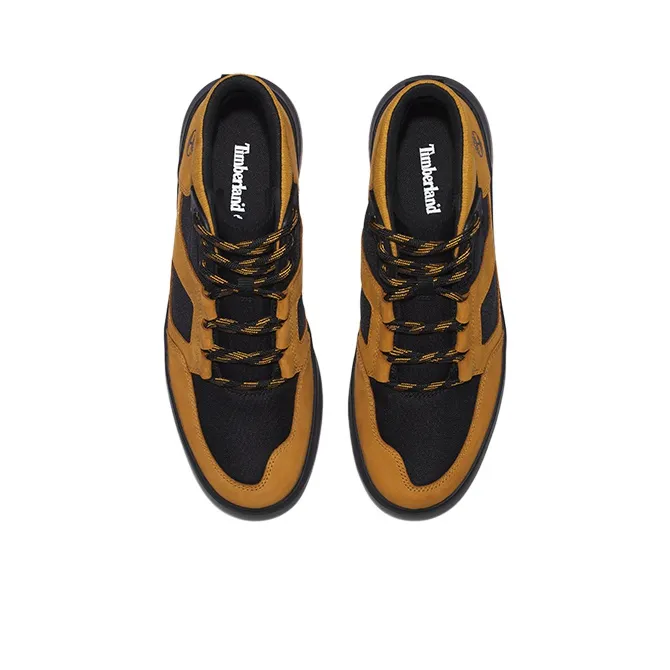 Timberland Suway Chukka Ankle-Length Outdoor Boots Black Yellow-4