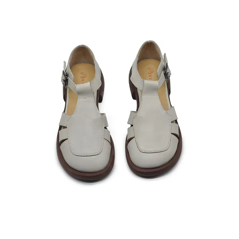 ARTMU Women's Casual Shoes Women's Ecru/Black-4
