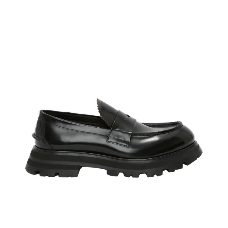 Alexander McQueen Penny Loafer Black Women's-1
